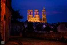 Laon - Vue sur la Cathédrale Notre-Dame de Laon
